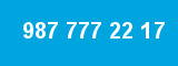 987 777 22 17 987 777 22 17